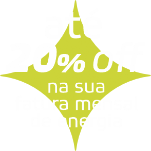 selo até 20% de desconto na sua tarifa